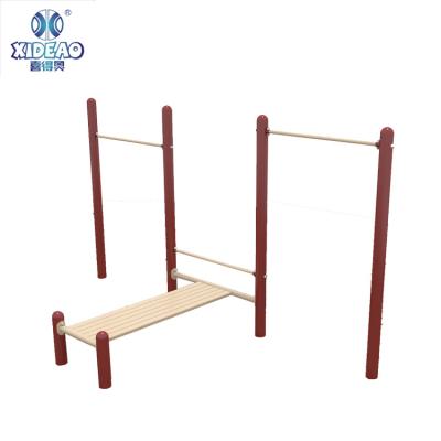 China Steel Pipe Adjustable Height Gym Parallel Bar Parallettes Open Outdoor Multi Gym Pull Up Bars XA-Z60012 for sale