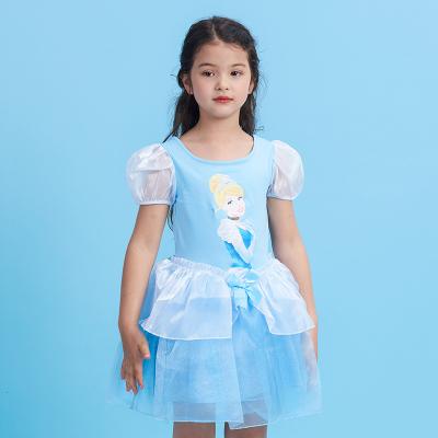 China Girl's Washable Princess Cinderella Princess Dress Disney Dress for sale