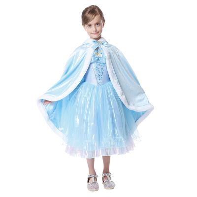 China High Quality Washable Princess Dress Cinderella Baby Cape for sale