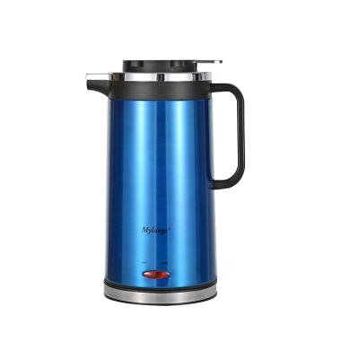 China Mylongs Hot Sales 360 Degree Rotation Base Colored Stainless Steel Hot Water Kettles Electric Kettle for sale