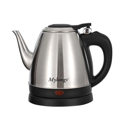 China 360 Degree Base Mylongs 1.2L Long Rotation Mouth Pour Over Coffee Teapot Electric Kettle Quick Water Heater Electric Kettle for sale