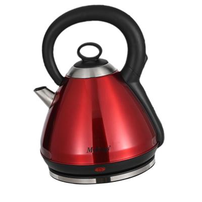 China 360 Degree Rotation Base Mylongs Red Color 3L Home Appliances Stainless Steel Small Electric Electric Kettle for sale