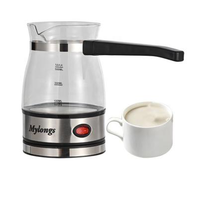 China Mylongs Stocked Borosilicate Glass Electric Kettle For Milk for sale