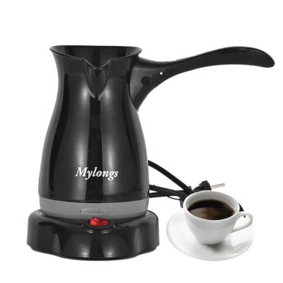 China 360 Degree Base Mylongs 500ML PP Coffee Maker Portable Electric Rotating Kettle for sale