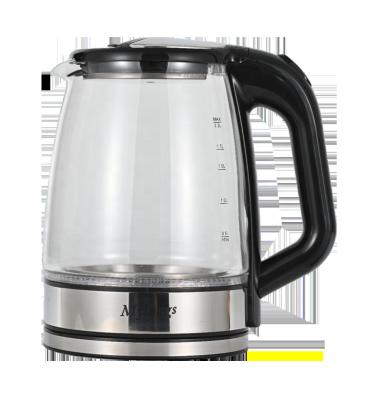 China 360 Degree Rotation Base Mylongs 220V 2.2L Custom Fittable Electric Kettle With Black Handle Electric Kettle Price Good for sale