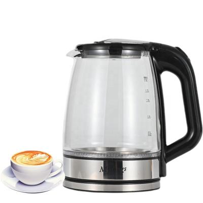 China 360 Degree Base Electric Kettle Price Small MOQ 12PCS 220V 2.2L Mylongs Rotating Electric Kettle for sale