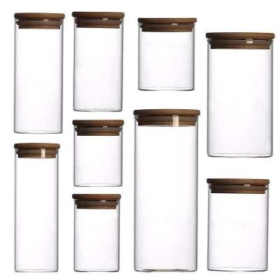 China Rustic Cheap Price Clear Borosilicate Glass Storage Jar For Sale for sale