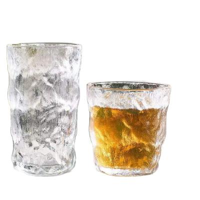 China simple modern round mouth transparent or colored glass cups that respect orders for sale