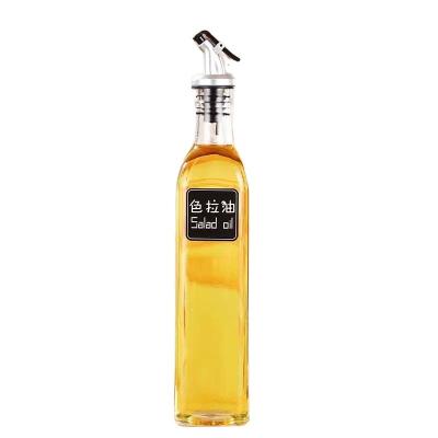 China High Quality Recyclable 250Ml 500Ml Clear Olive Oil Glass Bottle For Custom Sale for sale