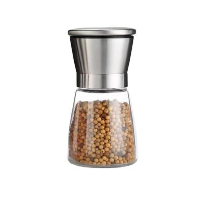 China seasonings & New Design Good Quality Sesame Barbecue Pepper Condiments Grinding Seasoning Bottle for sale