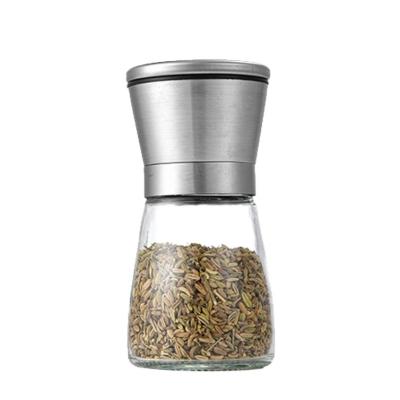 China seasonings & Custom Size Sesame Barbecue Pepper Condiments Grinding Seasoning Bottle With High Quality for sale