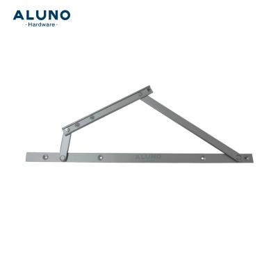 China ALUNO Modern Black One Way Stainless Steel Friction Hinges Domestic Stay Doors For Top Hung Window for sale