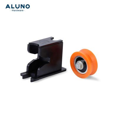 China Smoothh Operation ALUNO Shower Door Accessories Pulley Hardware Plastic Sliding Door Roller Wheel for sale