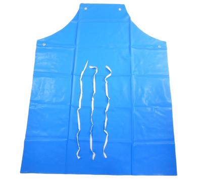 China Waterproof Custom Logo Protection 8 Mil Coat PVC Apron For Lab Working for sale