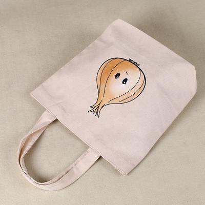 China Natural Custom Natural White Simply Recycled Cotton Sack Canvas Shopping Tote Bag for sale