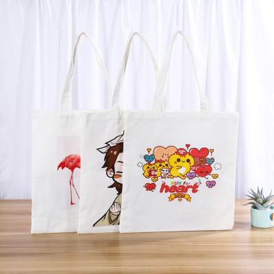 China 8oz Natural Customized Logo Canvas Bag Tote Shopping Bag Cotton Bag With Logo for sale