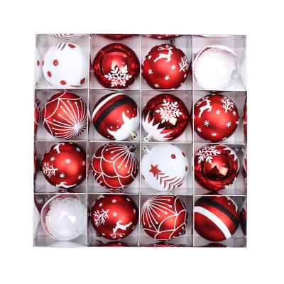 China Christamas Home Decoration Diy Christmas Ornament Ball, Custom Christmas Ball, Christmas Tree Ornaments Ball transparentWhite Shatterproof Christmas Ball for sale