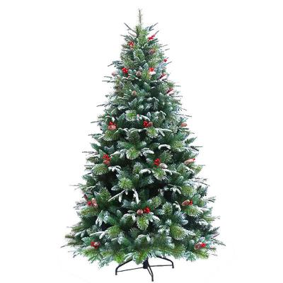 China Factory Direct Sale Environmentally Friendly Mixed PE PVC Christmas Tree Artificial Christmas Tree For Holiday Decoration for sale