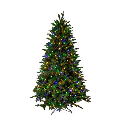 China PVC& Wholesale PE Led 7ft Slim Artificial Indoor Christmas Green Christmas Tree for sale