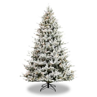 China Popular Christmas Tree Flocking Christmas Trees Snow Covered Outdoor Christmas Tree ArtificialLights Foot Christmas Tree for sale