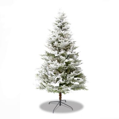 China Factory Direct Wholesale 6ft 7ft PVC+PE Quality PE And PVC Material Mixed Christmas Trees Large Christmas Decoration for sale