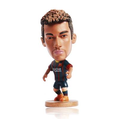 China Toy Custom Cartoon Toys Best OEM Small Football Player Miniature Plastic Figure Birthday Gift Shenzhen Product for sale