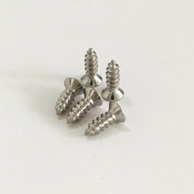 China 304 Stainless Steel 1022 Carbon Steel Cross Countersunk Head Self Tapping Screw for sale