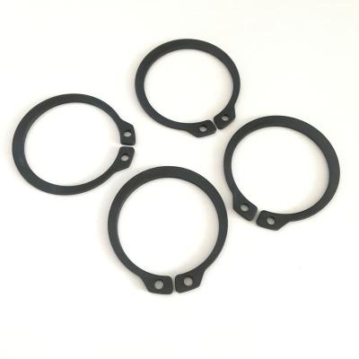 China General Longo Service Life Stainless Steel External Shaft Circlip Industry Retaining Rings for sale