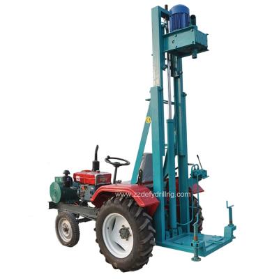 China High Drilling Efficiency DFT-450 Tractor Mounted Underground Water Borehole Drill Rig Price for sale