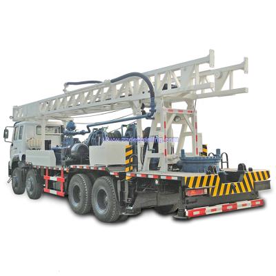 China DFC-400B 400m hydraulic control truck mounted rotary groundwater drill water drilling rig machine for sale