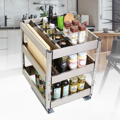 China Sustainable High Quality Stainless Steel Kitchen Accessories GFR 382 Kitchen Shelf Kitchen Rack for sale