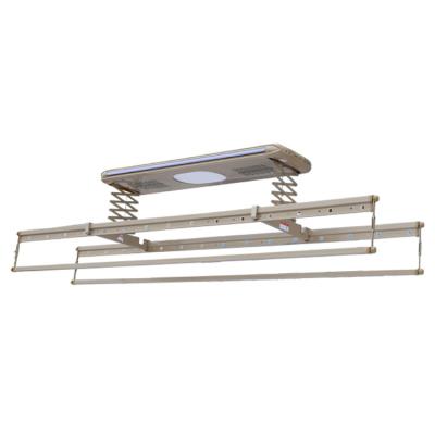 China Sustainable Smart Drying Foldable Electric Ceiling Mounted Laundry Hanger Rack for sale