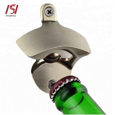 China Sustainable Cast Iron Wall Mount Beer Bottle Opener Vintage Wholesale for sale