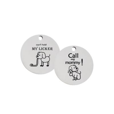 China Wholesale Cute Cheap Custom Souvenir Metal Stainless Steel Shape Dog Tag for sale