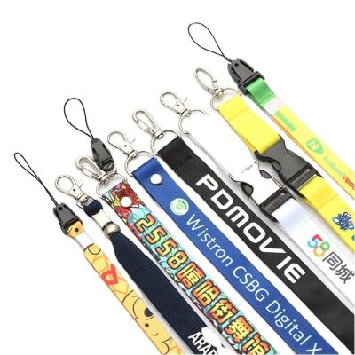 China Advertising North Face Embroidered Lanyard Polyester Wholesale for sale