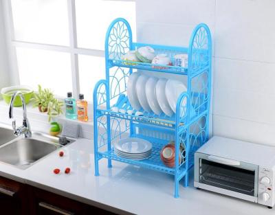 China Small Home Dining Room Storage Cabinet Tableware Bowl Knife Rack Light Kitchen Multifunctional Dish Rack Household for sale