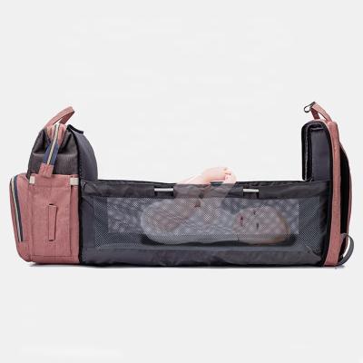 China Muti-function Maternity Changing Crib Diaper Bag Backpack Baby Travel Hutch Mummy Mom Crib Portable Diaper Crib Diaper Bag Baby Diaper Bag Mummy Bag for sale