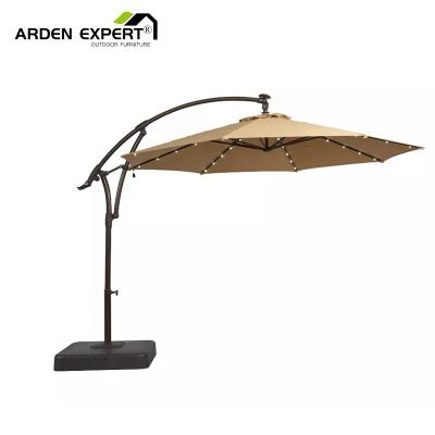 China Sun Wind Rain Proof Resort Beach Umbrella Coastal Beach Umbrella With Pizza Shape Low Waterproof Umbrella Sun Shade With Wheels for sale