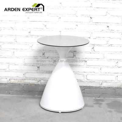 China Modern All Weather Rustproof Tea Table Side Table In Waterproof Aluminum Top for sale