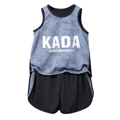 China Wholesale New Custom Made Breathable Kids Clothing Summer Quick Dry Children Beach Character Children T-shirt Top Set Boy And Girl Breathable Vest for sale