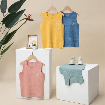 China Wholesale Baby Thermal Vest Clothing Kids Winter Cloth Boy Girl Girl Tank Tops Clothing Has Patch Material On Abdomen for sale