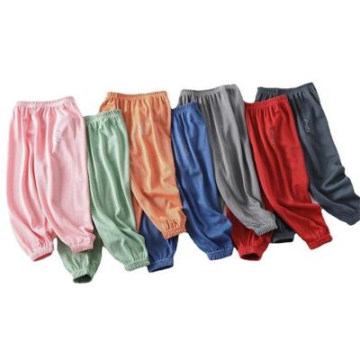 China Wholesale Anti-wrinkle Summer Kids Wear Pants Unisex OEM Customized Kids Pants Boys And Girls Polyester Quick Dry Pants for sale