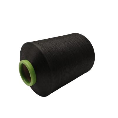 China Black Elastic Knitting Air Covered 30/75 Yarn For Socks Knitting for sale