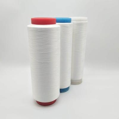 China 75d/36f/1 DTY NIM Knitting White Polyester Yarn For Underwear And Socks for sale