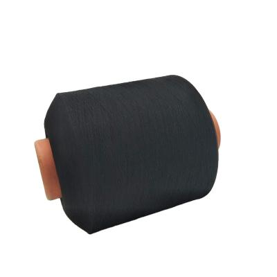 China Factory Cheap 100% Black Polypropylene 50D Knitting Yarn For Weaving for sale