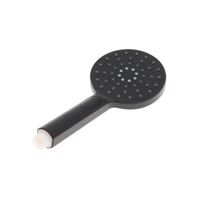 China Without Slide Bar Plastic Material Around Black Hand Shower Used In Bathroom Shower Faucet for sale