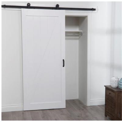 China PANEL Hampton Inn Mirror Sliding Barn Doors for Bathroom and Closet for sale