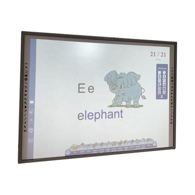 China Cheap 20 Touch Frame Aluminum Multi Touch Interactive Whiteboard Smart Panel sb680 For Schools With Wireless WIFI Module 60-168 inch for sale