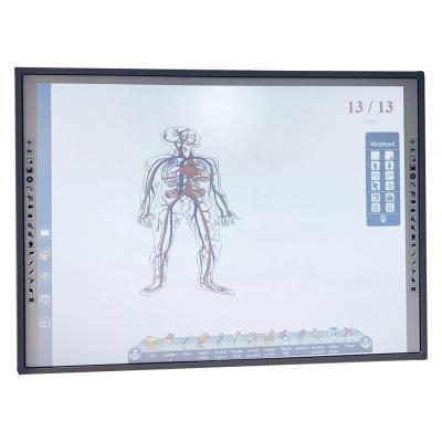 China interactive whiteboard 20 touch interactive board best quality with free online software for sale with 4 color smart pentray thumb 60-168 for sale