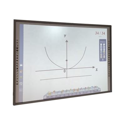 China 20 touch interactive board china 2016 hot sale mimio electronic whiteboard exams for sale with 60-168 inch four color smart pentray for sale